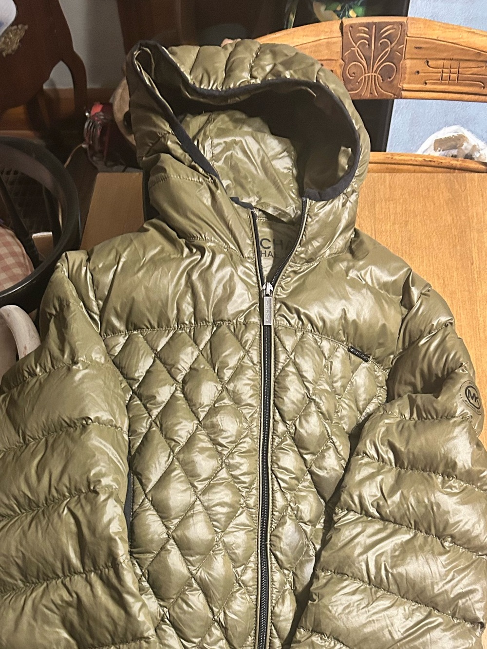 Michael Kors Packable Lightweight Down Jacket Coat Size Small